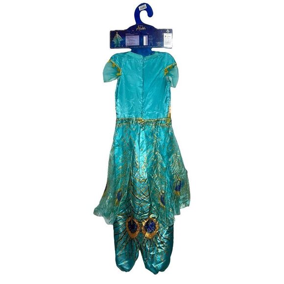 Disguise Girls Medium Disney Aladdin Princess Jasmine Costume Dress Up NEW - Picture 4 of 5